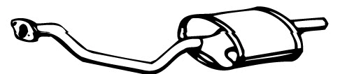 Rear Muffler (HOS-39)