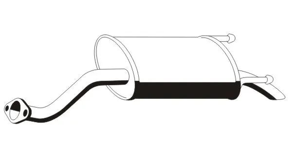 Rear Muffler (HOS-164ERNS)