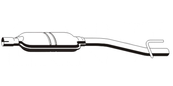 Centre Muffler (MS-280ERNS)