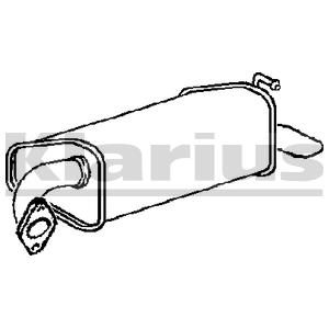 Rear Muffler (MZS-179)