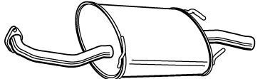 Rear Muffler (DS-266)