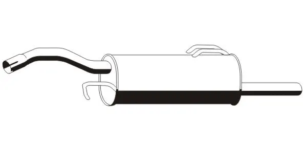 Rear Muffler (MIS-206ERNS)