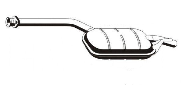 Centre Muffler (MS-117ERNS)