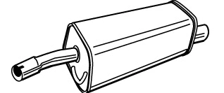 Rear Muffler (FS-540)