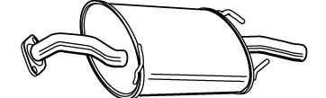 Rear Muffler (DS-273)