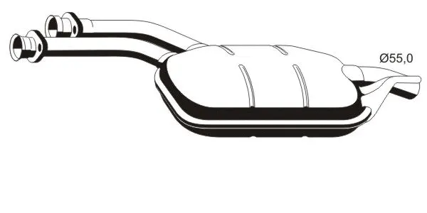 Centre Muffler (MS-190ERNS)