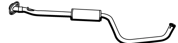 Centre Muffler (VOS-100)