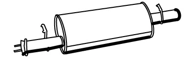 Centre Muffler (MOS-247)