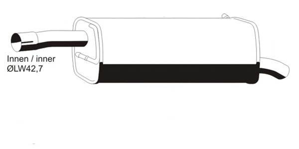 Rear Muffler (FS-533ERNS)