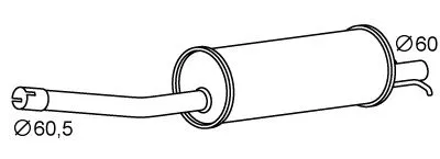 Rear Muffler (FS-630)