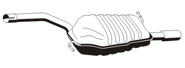 Rear Muffler (AS-256ERNS)