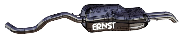 Rear Muffler (VS-321ERNS)