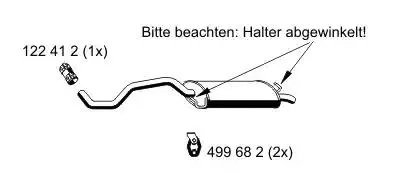 Rear Muffler (SES-66ERNS)