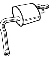 Rear Muffler (FS-583)