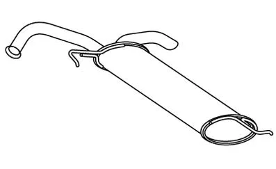 Rear Muffler (KS-239)