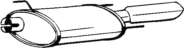 Rear Muffler (OS-410)