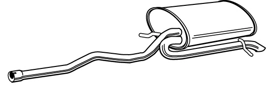 Rear Muffler (BS-331)