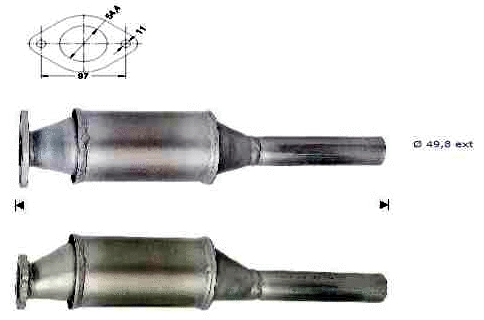 Catalytic Converter (FTK-959)
