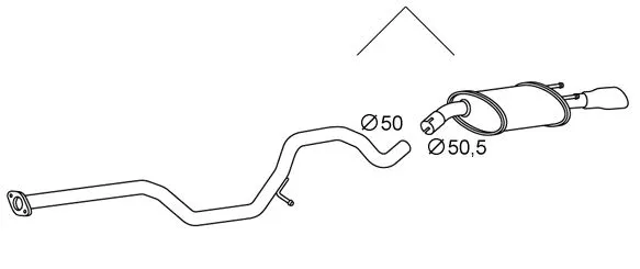 Rear Muffler (OS-255)