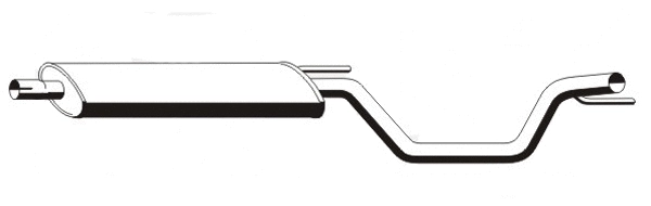Centre Muffler (OS-589ERNS)