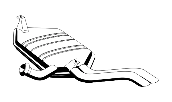 Rear Muffler (RS-358ERNS)
