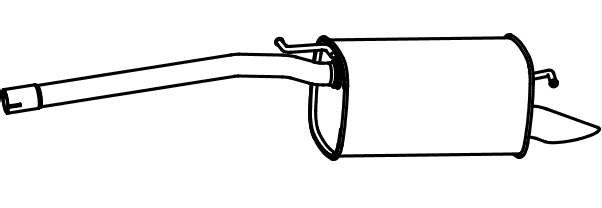 Rear Muffler (VS-542)
