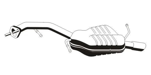 Rear Muffler (MZS-131ERNS)