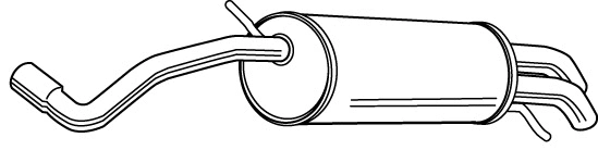 Rear Muffler (VS-435)