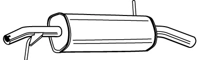 Rear Muffler (PGS-351)
