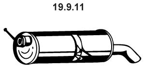 Rear Muffler (PGS-251EBER)