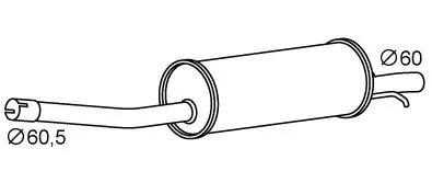 Rear Muffler (FS-634)