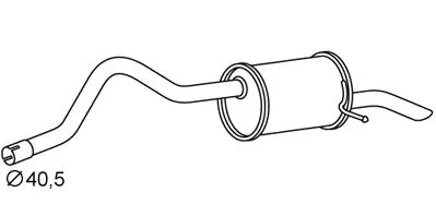 Rear Muffler (RS-602)