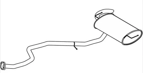 Rear Muffler (TS-504)