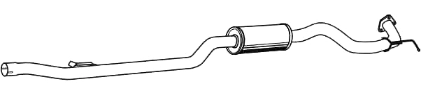 Centre Muffler (MIS-243)