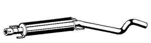 Centre Muffler (OS-698EBER)