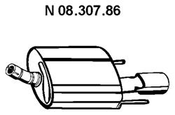 Rear Muffler (OS-687)