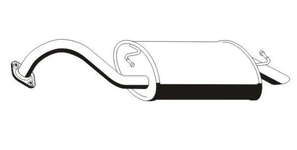 Rear Muffler (TS-303ERNS)