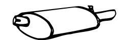 Rear Muffler (RS-85)