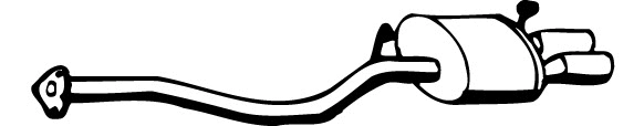 Rear Muffler (MOS-44)