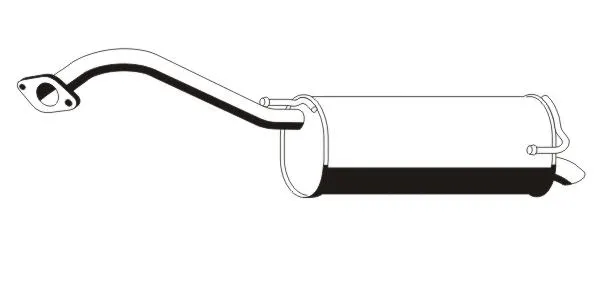 Rear Muffler (DS-252ERNS)