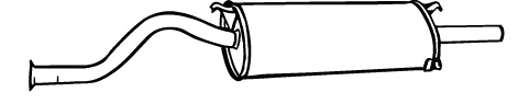 Rear Muffler (LDS-23)