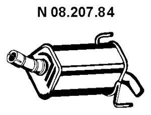 Rear Muffler (OS-511EBER)