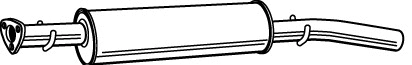Centre Muffler (FTS-416)