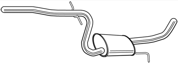 Rear Muffler (VS-598)