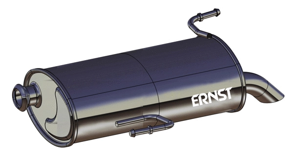 Rear Muffler (PGS-266ERNS)