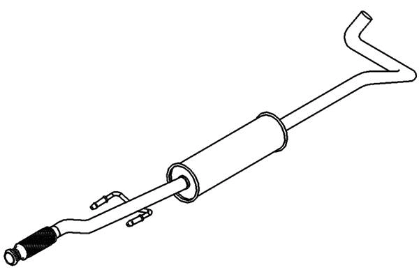 Centre Muffler (PGS-391)