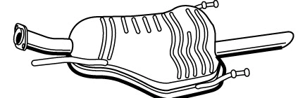 Rear Muffler (OS-423)