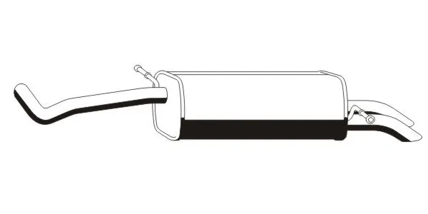 Rear Muffler (SKS-48ERNS)