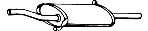 Rear Muffler (DS-71)