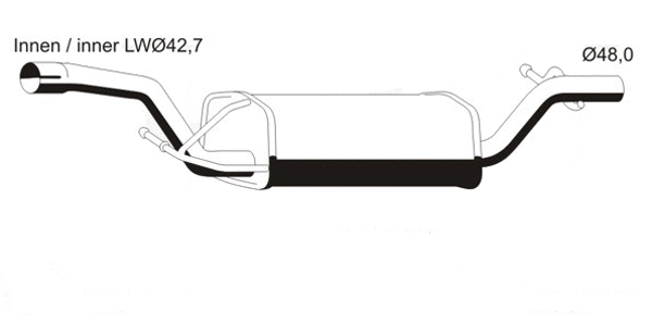 Centre Muffler (FS-570ERNS)